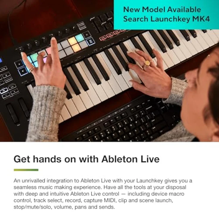 Novation Launchkey 37 (MK3) MIDI Keyboard-Controller für Ableton – Bild 2