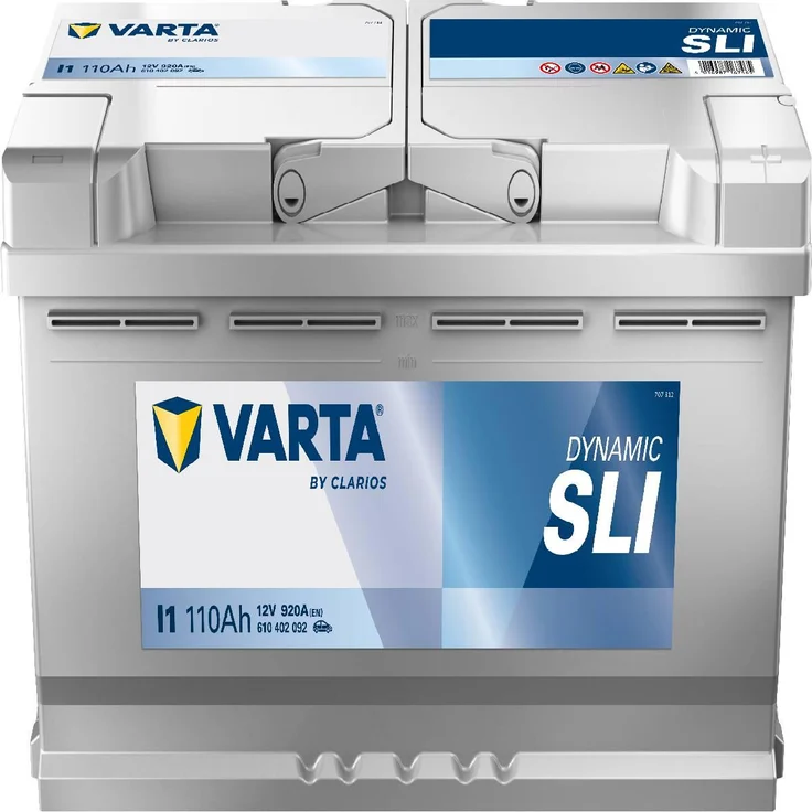 VARTA I1 Silver Dynamic 12V 110Ah 920A Autobatterie, hohe Kaltstartleistung für Fahrzeuge ohne Start-Stop-Technologie, inkl. 7,50 Pfand – Bild 1