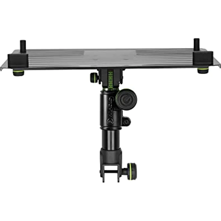 Gravity Flexible Laptop Ablage für DJ Tisch FT 01 LT T B, Stabile Stahl-Konstruktion und justierbare Haltepins