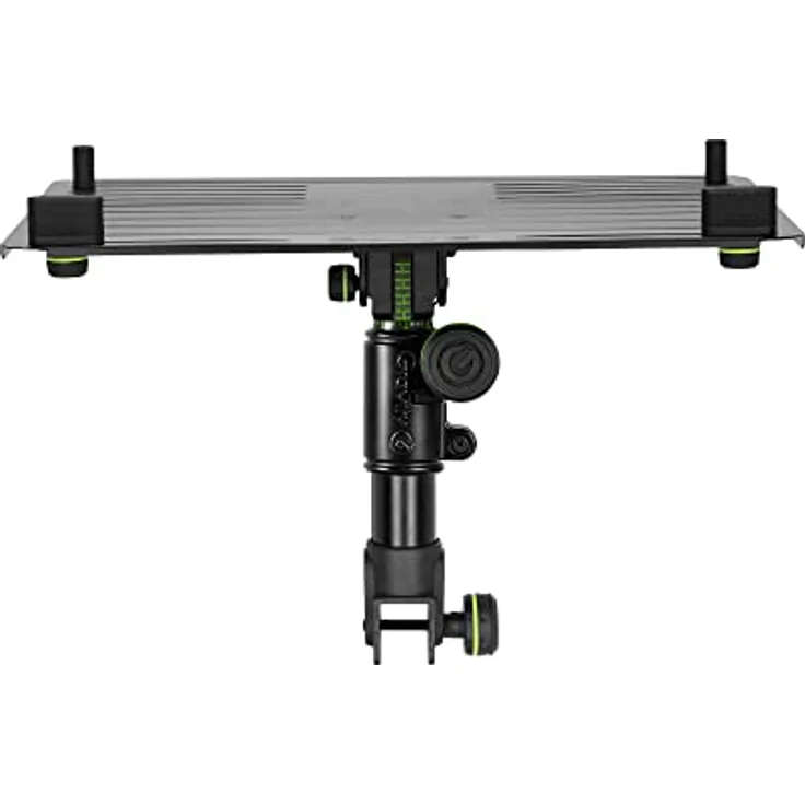 Gravity Flexible Laptop Ablage für DJ Tisch FT 01 LT T B, Stabile Stahl-Konstruktion und justierbare Haltepins – Bild 1