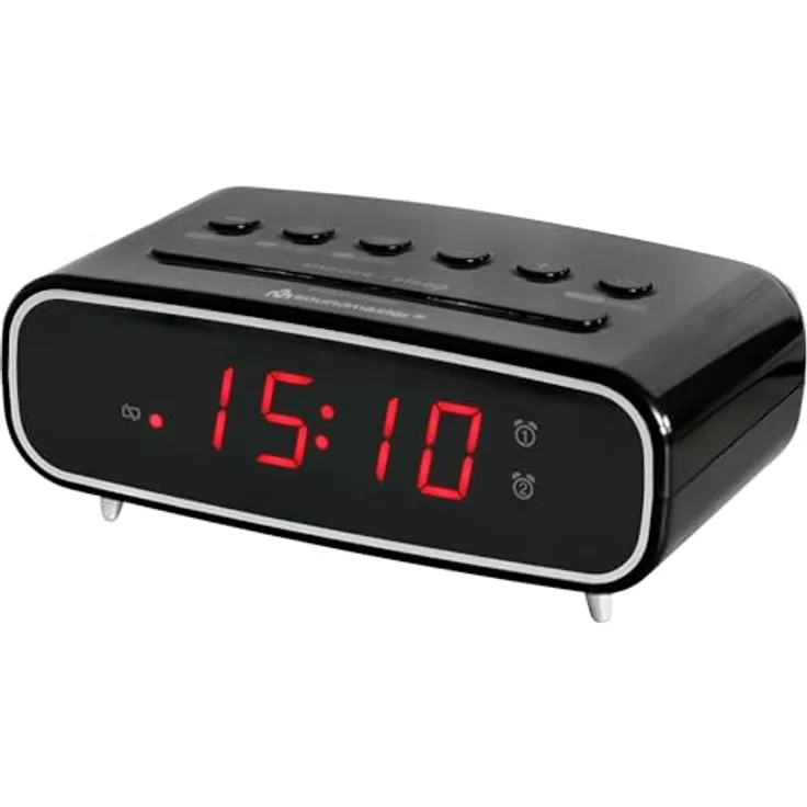 Soundmaster UR111SW Radiowecker UKW UKW Weckfunktion Schwarz - Preisvergleich