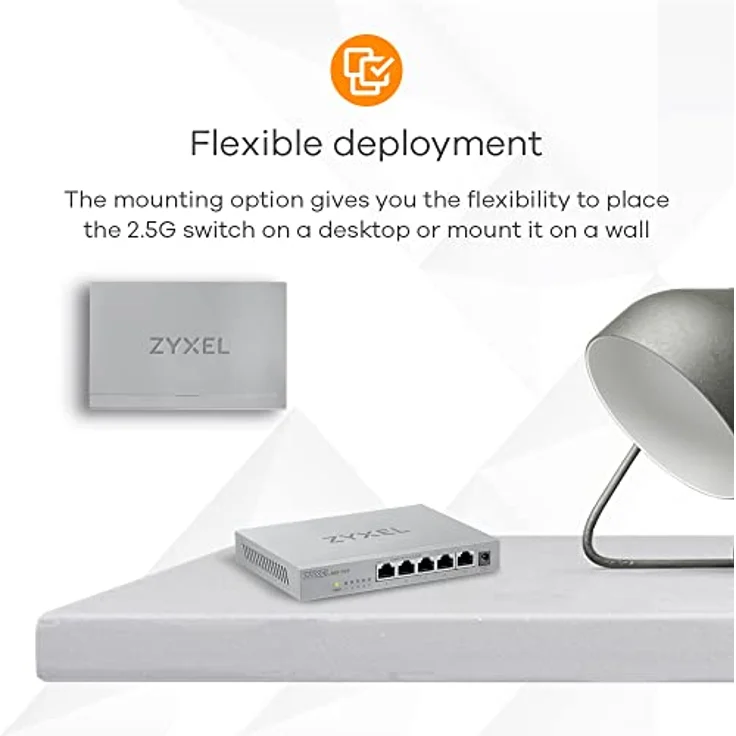 Zyxel MG-105 5 Port 2,5G MultiGig Switch unmanaged – Bild 5