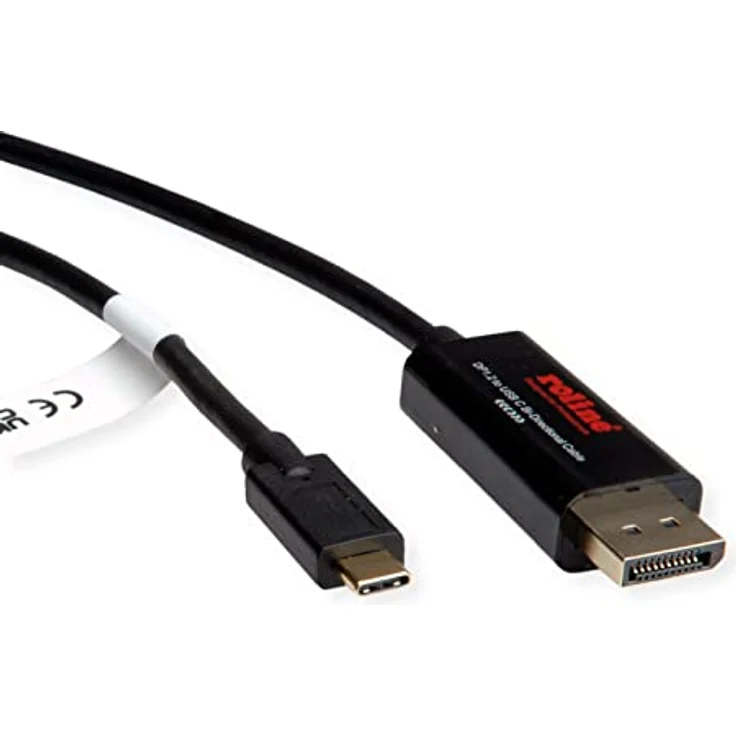 ROLINE USB Typ C - DisplayPort, v1.2, bidirektionales Adapterkabel, ST/ST, 2 m – Bild 4