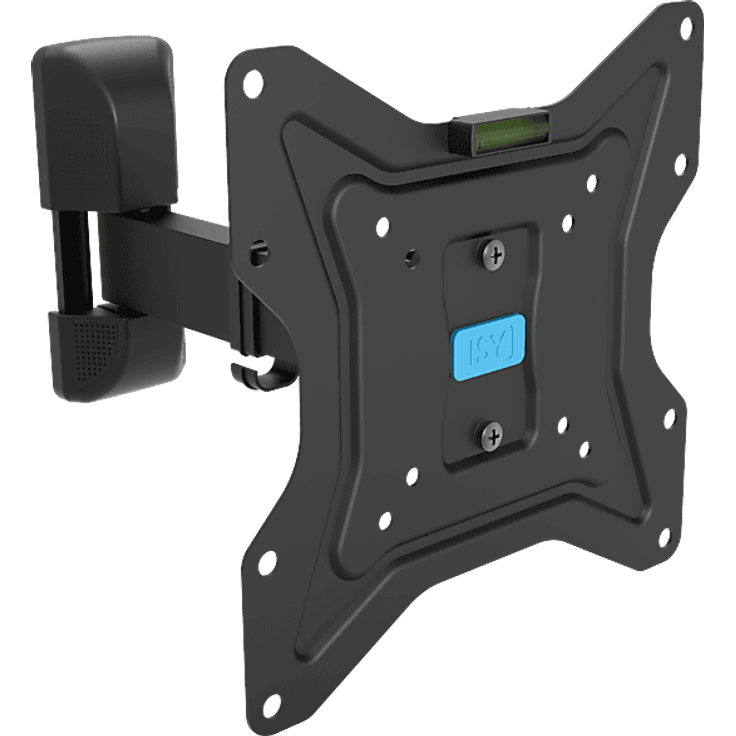 ISY ITV-3000 TV Wandhalterung, max. 48 Zoll, rotierbar, schwenkbar, neigbar, Schwarz