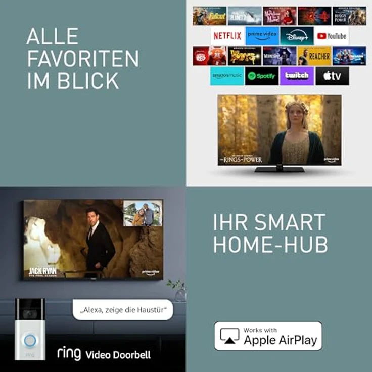 Panasonic TV-55W80AEZ, 55 Zoll 4K LCD Fernseher mit QD-Layer und integriertem Fire TV, Alexa-Sprachsteuerung, HCX-Prozessor – Bild 10
