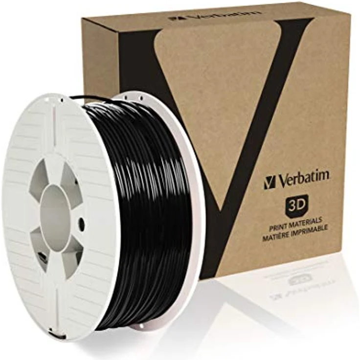 Verbatim ABS-Filament 3D-Druck, 2,85mm, 1kg, Hochleistungs-Acrylnitril-Butadien-Styrol zur Materialextrusion, für 3D-Drucker und 3D-Stift, 3D-Drucker-Filament aus ABS, schwarz – Bild 2