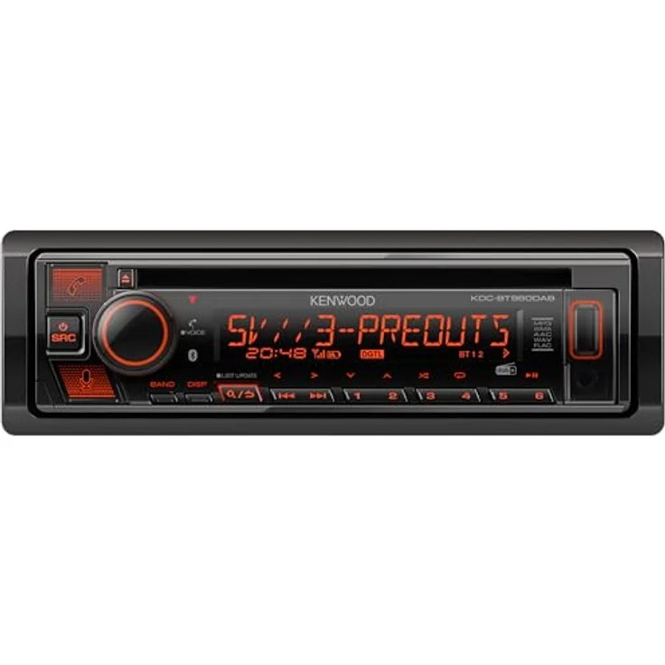 JVC KDC-BT960DAB, Auto Radio mit CD, Bluetooth und USB, Schwarz – Bild 6