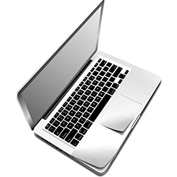 KMP Skin MacBook Pro Retina 15 Silver, Notebooktasche mit 3M-Technologie, schmutz- und wasserabweisend, Silber – Bild 1