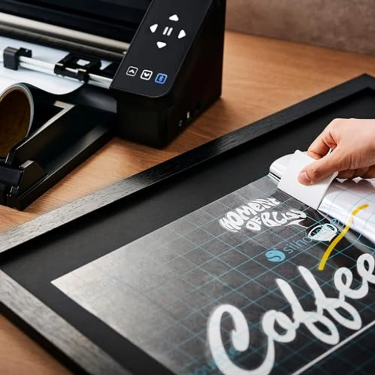 Silhouette CAMEO PRO MK-II, Schneideplotter 61 cm mit Bluetooth & USB, Profi-Gerät für Vinyl, Papier und Textilien, schwarz – Bild 7