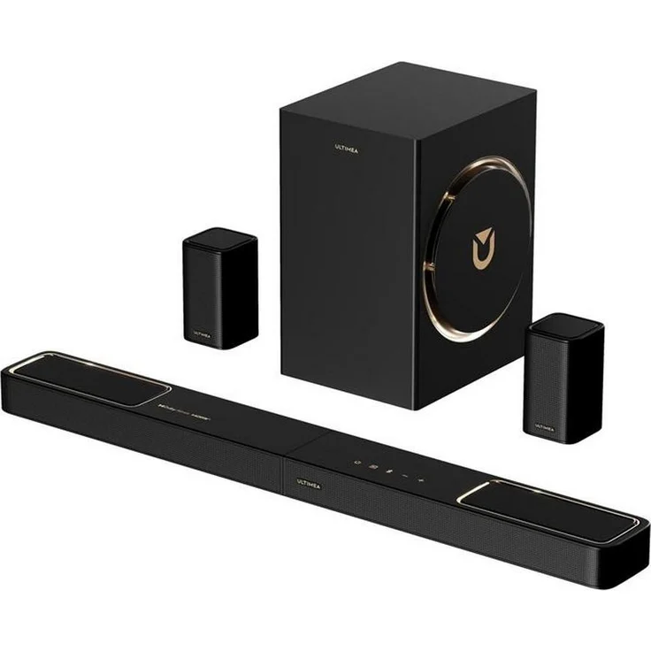 Ultimea Skywave F40 BOOM 5.1.2 Soundbar, Bluetooth mit 460 W Leistung und Dolby Atmos Technologie