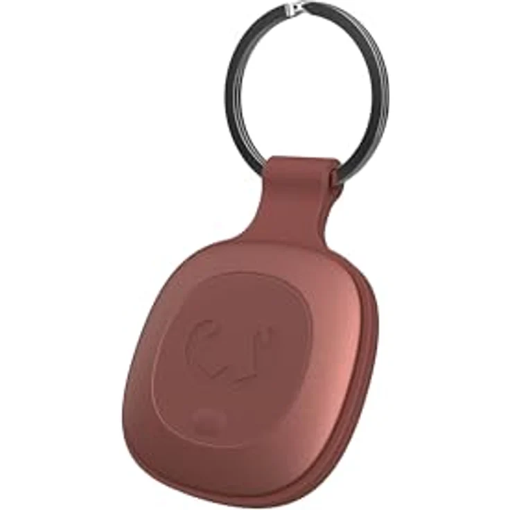 Fresh 'n Rebel Smart Finder - Funktioniert mit Apple Wo Ist? (IOS), Schlüsselfinder mit Lautsprecher, Smart Tag, IP67 Staub- und wasserdicht, Unterstützt Lost Mode, Austauschbare Akku (Safari Red) – Bild 1