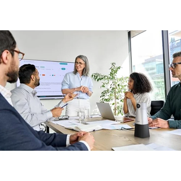 Philips SmartMeeting Konferenzkamera, 4K HD Webcam mit 360°-Aufnahmen, silber – Bild 8