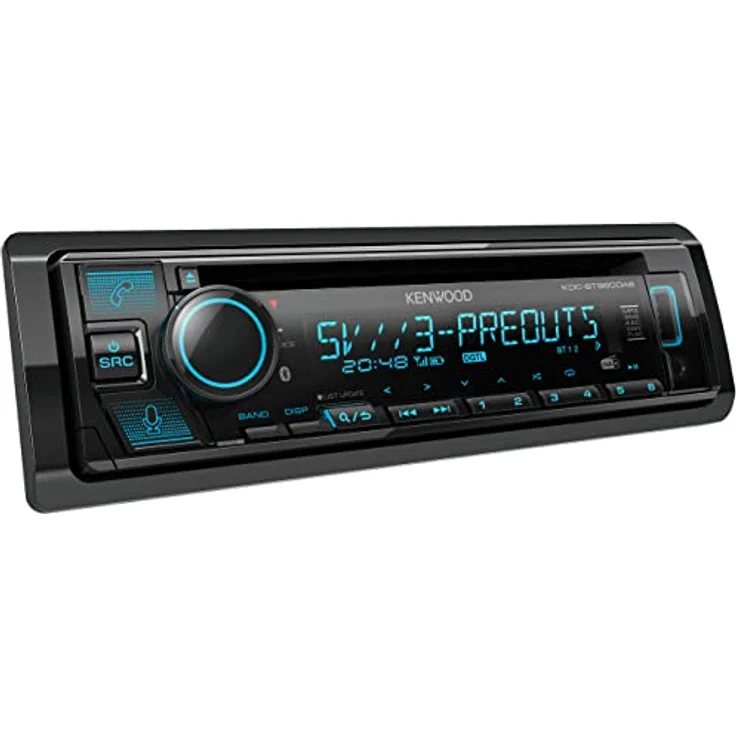 JVC KDC-BT960DAB, Auto Radio mit CD, Bluetooth und USB, Schwarz – Bild 2