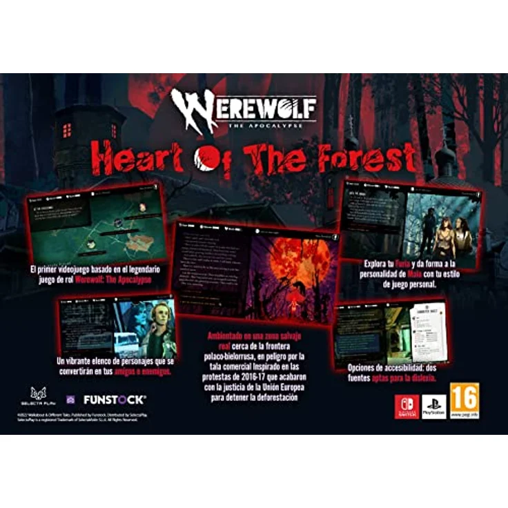 SELECTA PLAY Werewolf: The Apocalypse - Heart of the Forest (Nintendo Switch) - Entdecke die Mythen und Monster des letzten Urwalds Europas – Bild 2