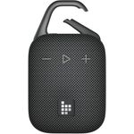 Tronsmart H1 Tragbare Outdoor Bluetooth Lautsprecher Musikbox, 20 Stunden Spielzeit, lauter Klang und kraftvoller Bass, integrierter Karabiner, IPX7 wasserdicht, anpassbarer EQ, Bluetooth 5.3 (Schwarz)