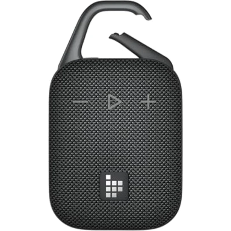 Tronsmart H1 Tragbare Outdoor Bluetooth Lautsprecher Musikbox, 20 Stunden Spielzeit, lauter Klang und kraftvoller Bass, integrierter Karabiner, IPX7 wasserdicht, anpassbarer EQ, Bluetooth 5.3 (Schwarz) – Bild 1