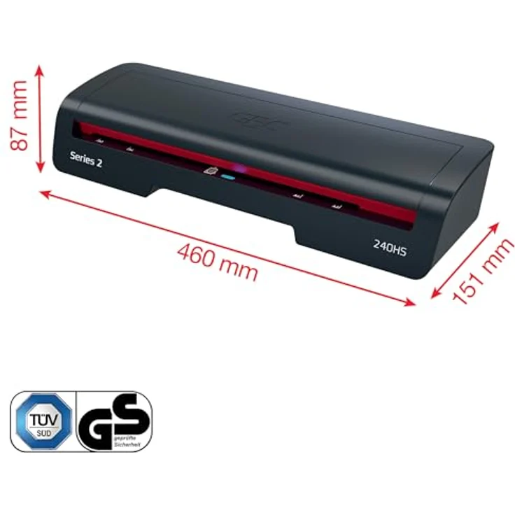 GBC Laminiergerät 240HS, Hochgeschwindigkeits-Laminierer für A3-Dokumente bis 125 µm mit 400 mm/min Laminiergeschwindigkeit und Abschaltautomatik – Bild 2