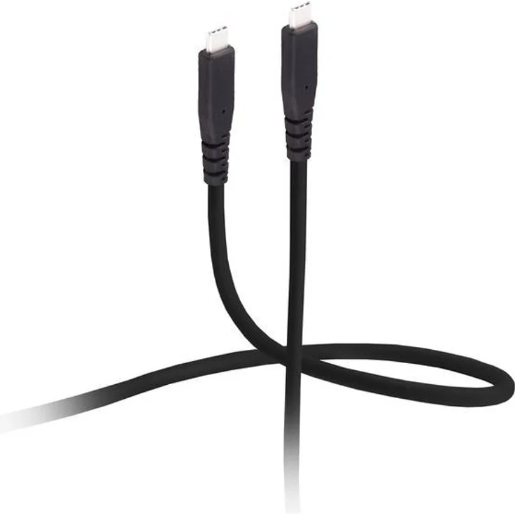 S/CONN maximum connectivity Flexline-USB Kabel Typ-C, 3.2 Gen 2x2, 20 Gbit/s, 2,5m, Schwarz