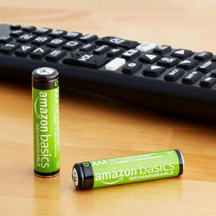 AmazonBasics AAA-Batterien, wiederaufladbar, vorgeladen, 8 Stück (Aussehen kann variieren) – Bild 3