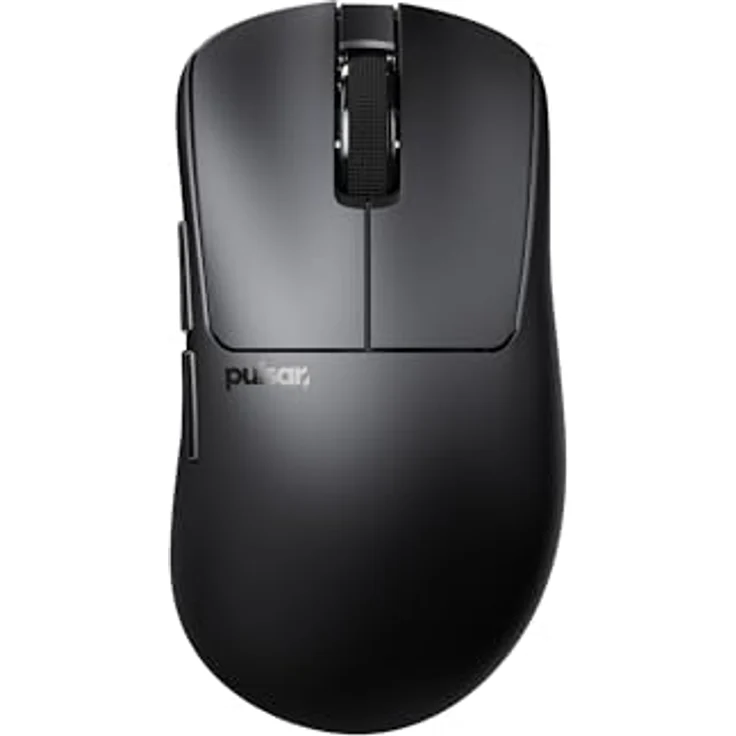 Pulsar Gaming Gears Xlite Crazylight Kabellose Gaming-Maus, ultraleicht mit 32.000 DPI und XS-1-Sensor, 8K-kompatibel, Jet Black – Bild 1