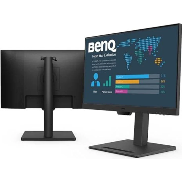 BenQ BL2490T, 24" Full HD Business-Monitor mit 100 Hz, Brightness Intelligence und ergonomischem Design – Bild 2