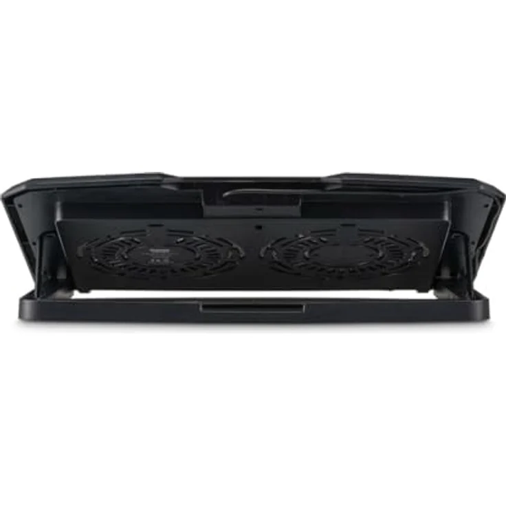 Hama Laptop-Kühler Black Metal, neigbar, leise, 2 Lüfter, 40 cm (15,6), Schwarz – Bild 7