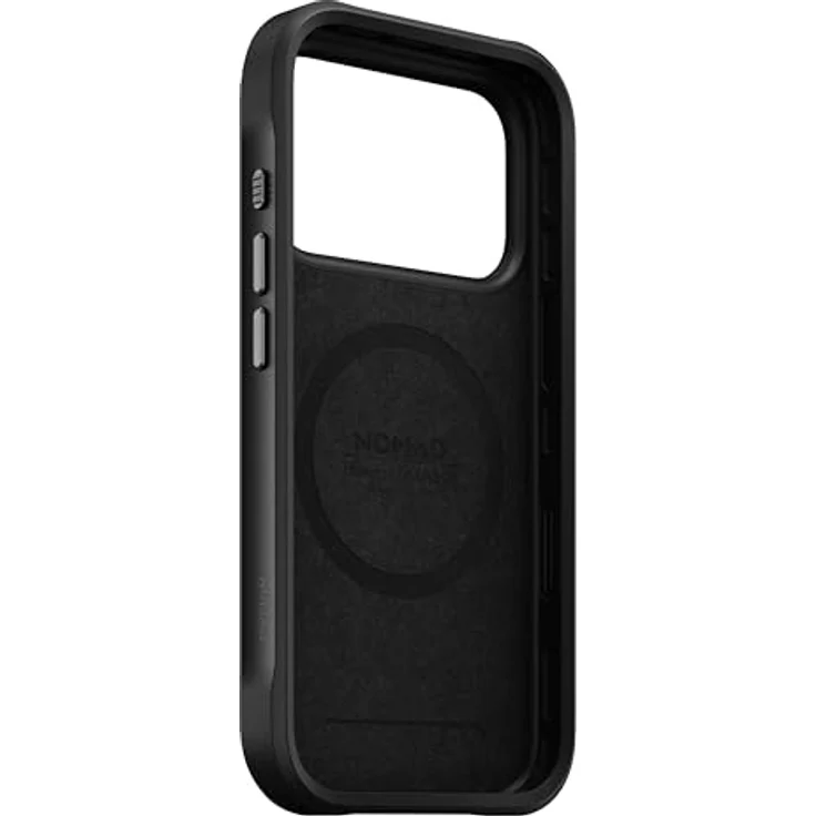 NOMAD Rugged Leather Case für iPhone 17 Pro, MagSafe-kompatible Schutzhülle aus Polycarbonat mit TPU-Bumper und matte PET-Rückseite, Black Horween – Bild 5