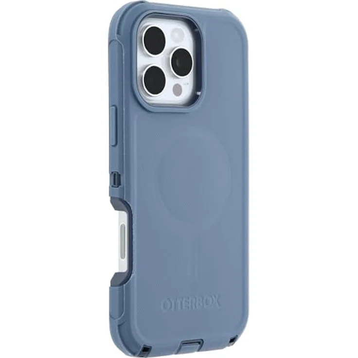 OtterBox Defender Series MagSafe Hülle für iPhone 16 Pro Max, stoßfest, sturzsicher, extrem robust, Schutzhülle, 7X getestet nach Militärstandard, Blau – Bild 4
