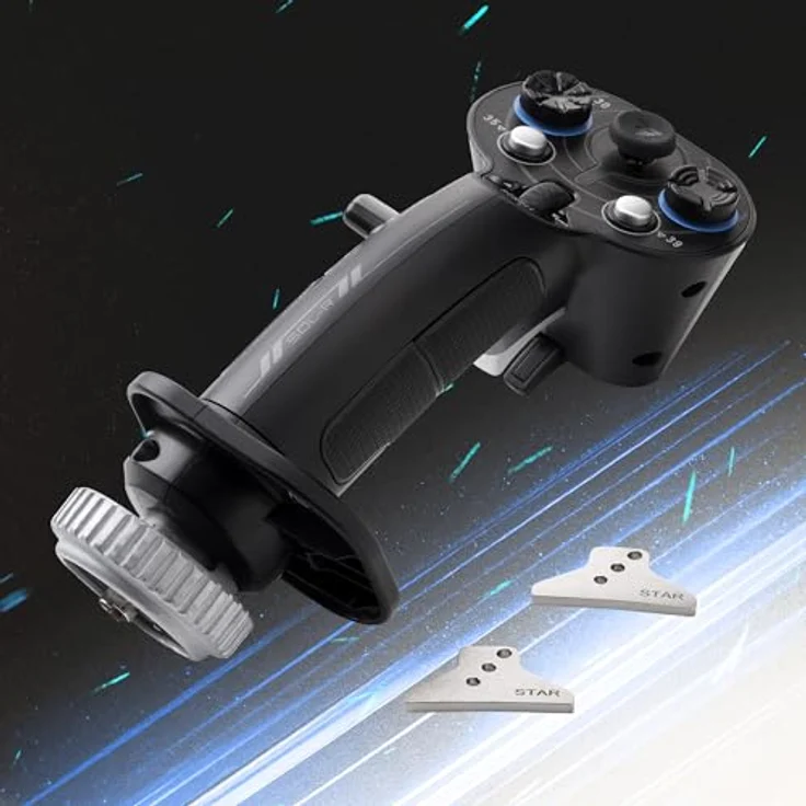 Thrustmaster Sol-R 3 AddOn Grip, Gamepad mit 21 zuweisbaren Aktionstasten und H.E.A.R.T. Präzisionssensoren, ambidextrous, beleuchtet – Bild 3