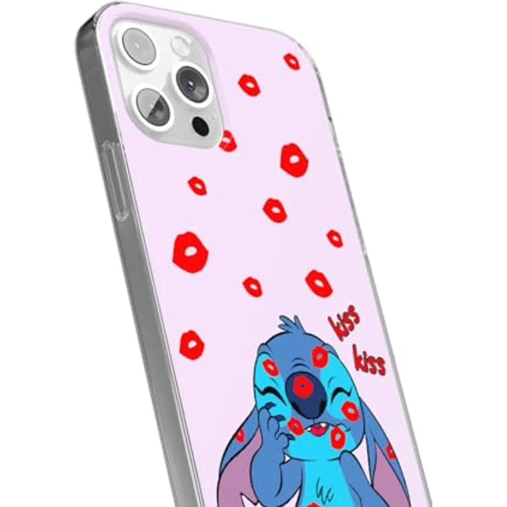 COFI 1453 Handyhülle Stitch-017 Disney Full Print Pink kompatibel mit Xiaomi Redmi Note 11 Pro 4G/5G - Flexibles TPU, erhöhte Ränder, Abriebfestigkeit – Bild 2