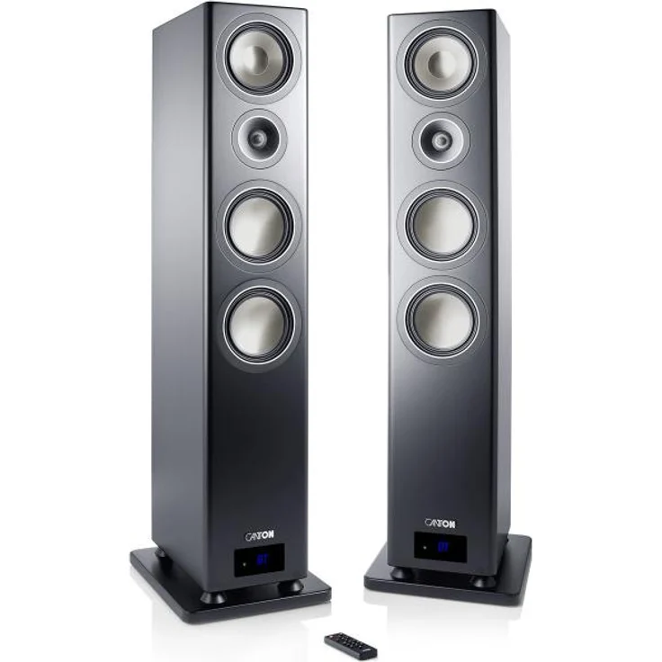 Canton VG! Standlautsprecher 3-Wege 350W, Frequenzbereich 24-30000 Hz, Bluetooth, USB, Schwarz