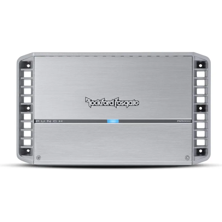 Rockford Fosgate PM500X2 Marine 2-Kanal Verstärker mit 500W RMS Leistung und Marine-Grade Schutz