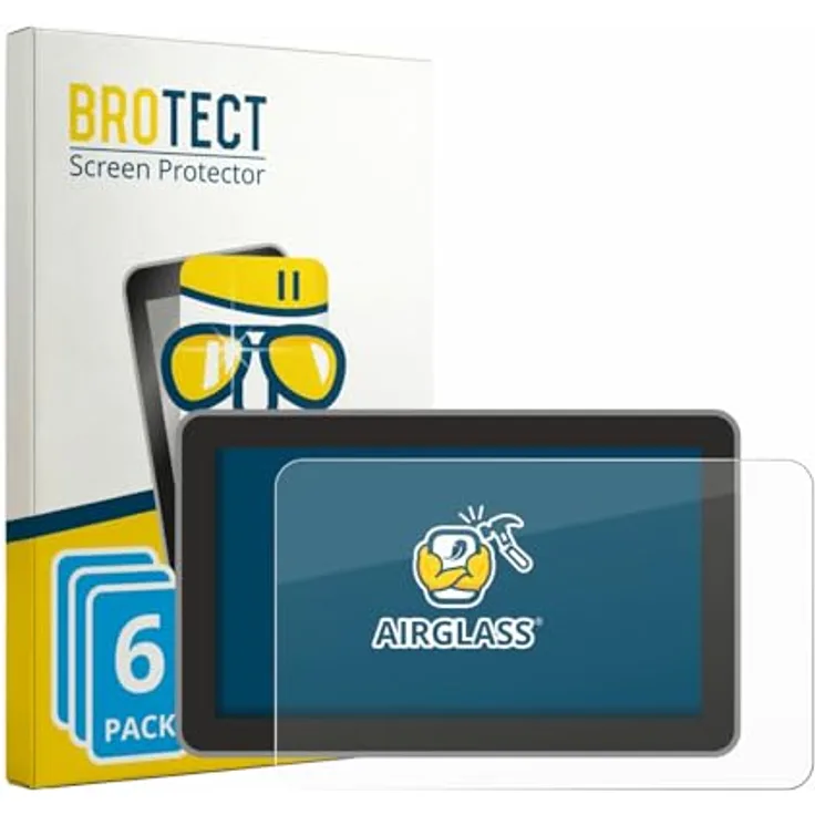 BROTECT 6 Stück Schutzglas für Bambu Lab H2C, Extrem kratzfest 9H, Anti-Fingerprint, Ultra-transparent