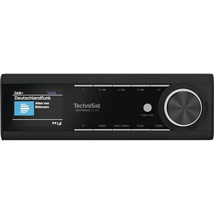 TechniSat DIGITRADIO 23 ASA, Küchen Unterbauradio mit DAB+, UKW, Bluetooth, Automatic Safety Alert und dimmbarem TFT Farbdisplay, schwarz – Bild 3