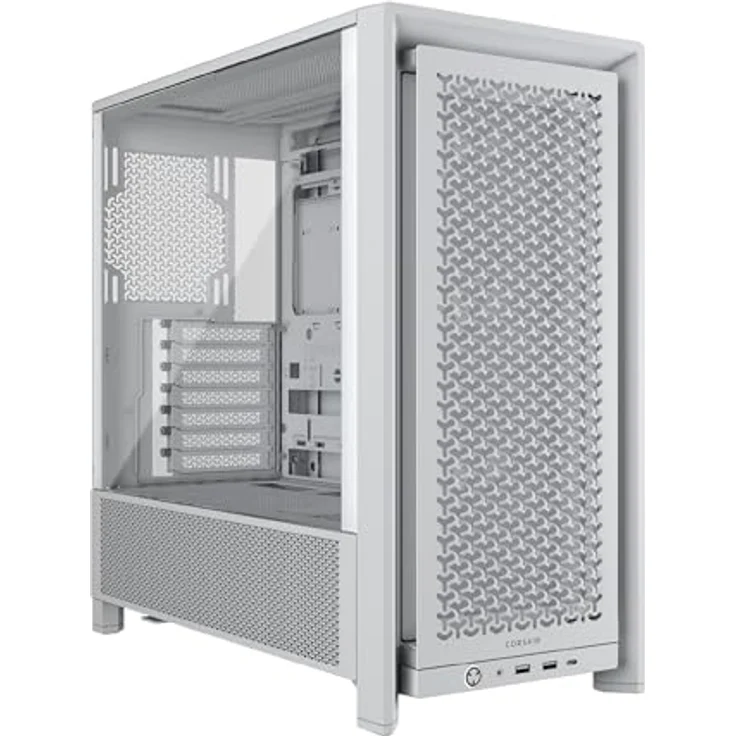 Corsair Frame 4000D RS PC-Gehäuse, Midi-Tower, E-ATX, Tempered Glass - weiß – Bild 2