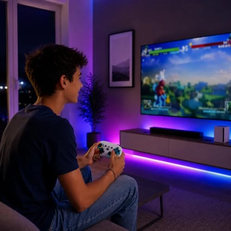 Subsonic Goku vs Vegeta, Wireless Controller für Nintendo Switch mit LED-Beleuchtung, programmierbaren Tasten und Bewegungssensoren – Bild 9