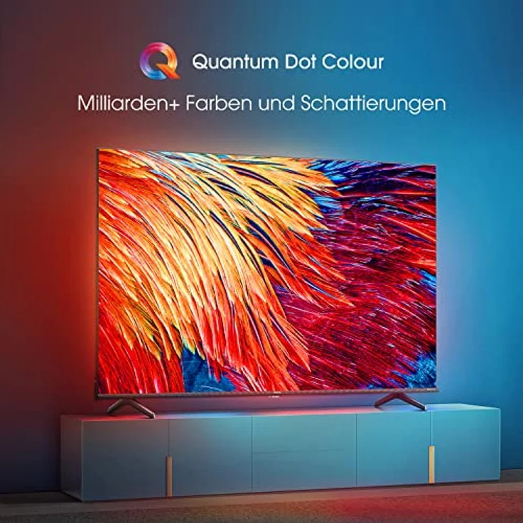 Hisense 65E7HQ Hisense QLED Smart-TV 164cm (65 Zoll) Fernseher (4K, HDR10, HDR10+ decoding, HLG, Dolby Vision, DTS Virtual, 60Hz Panel, Bluetooth, Alexa Built-in, VIDAA Voice) – Bild 3