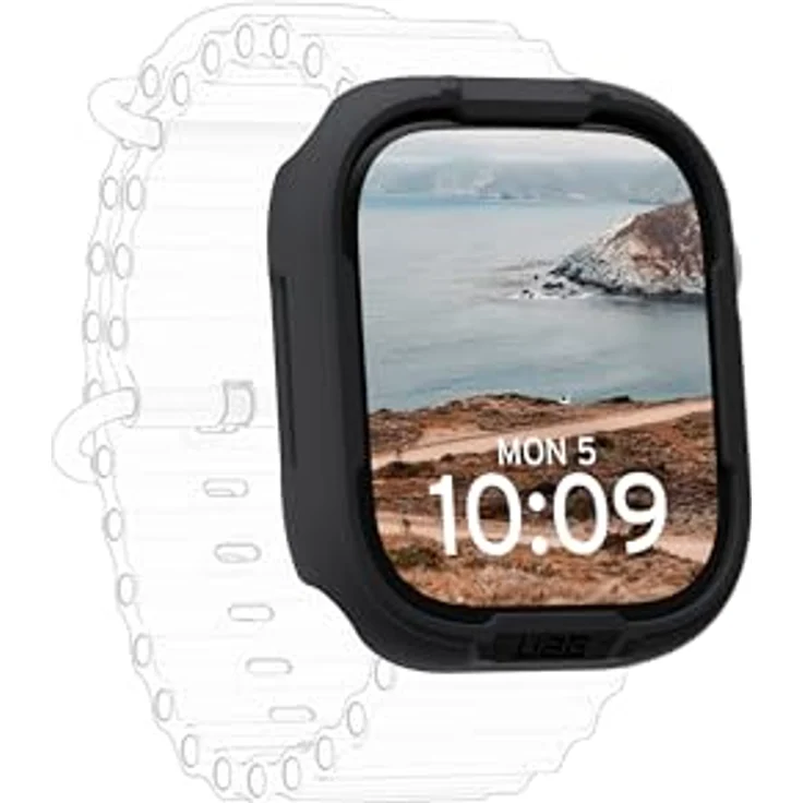 URBAN ARMOR GEAR Scout Case für Apple Watch Series 10 (46mm) - Sturz- und stoßsichere Hülle nach US-Militärstandard mit Displayschutz, schwarz – Bild 4