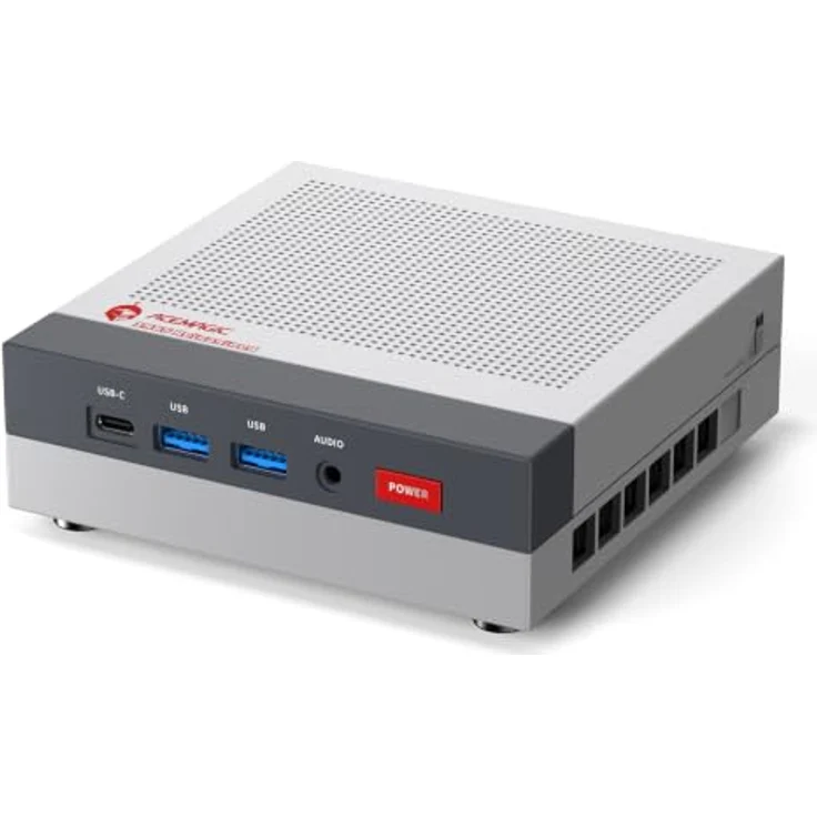 ACEMAGIC Retro X3 Mini PC, AMD Ryzen 7 H 255, 16GB LPDDR5 RAM, 1TB SSD, Rot-Weiß, Triple Display, WiFi 6E – Bild 1