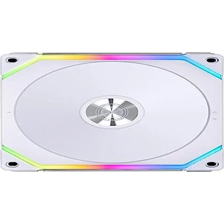 Lian Li PC Lüfter 140mm UNI FAN SL140 V2 RGB PWM - PC Fan - L-Connect 3-Software - 32 RGB-LEDs - Gehäuse Lüfter - RGB Lüfter 140mm - Gehäuselüfter 140mm - Lüfter PC - PC Lüfter RGB - Weiß – Bild 1