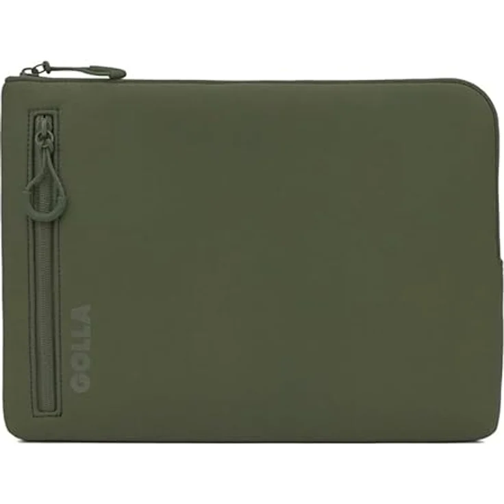 Golla Laptop Tasche/Wasserdichter Laptop Sleeve aus Neopren/Für MacBook, Asus und weitere Notebooks/Elegante Laptophülle/14 Zoll/Green – Bild 1