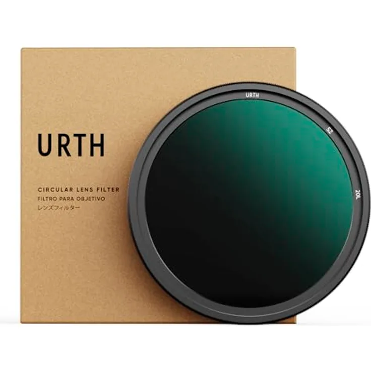 Urth 52 mm Variabler Graufilter ND2-400 (1-8.6 Stop) ND Filter