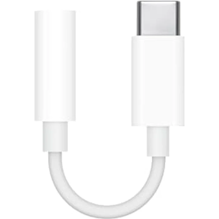 Apple MW2Q3ZM/A, Audio-Kabel USB-C auf 3.5mm, männlich/weiblich, Weiß – Bild 2