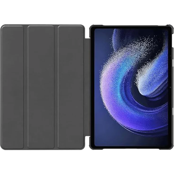 Just IN Case I Schutzhülle für Xiaomi Pad 6, Trifold Smart-Schutzhülle, faltbar, Schwarz, automatischer Schlaf-/Wachmodus, PU-Hülle mit PC-Rückseite – Bild 5