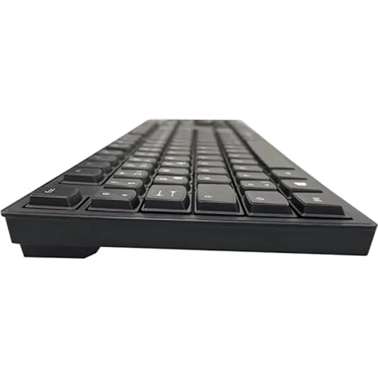 LC-POWER LC-KEY-903DE USB-Tastatur, Kabelgebunden, 105 Tasten QWERTZ, Schwarz, Plug & Play, für Büro und Alltag – Bild 5