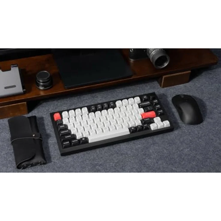 Keychron Q1 HE Kabellose Mechanische Tastatur mit Hall Effect Gateron Double-Rail Magnetic Switch Nebula, Rapid Trigger, QMK 2.4 GHz Bluetooth RGB Kompatibel mit Mac Windows Linux - Schwarz, von Keychron – Bild 3