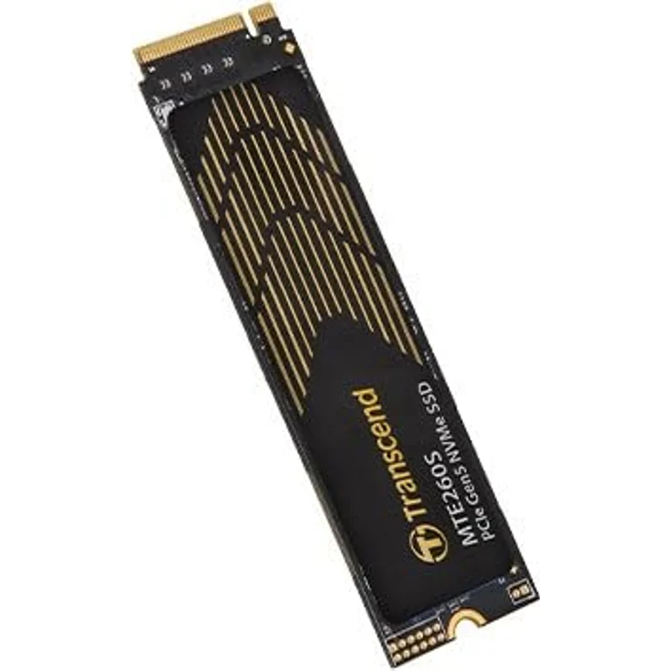 Transcend MTE260S, 2000 GB PCIe Gen5 M.2 2280 SSD mit 14.000 MB/s Lese- und 11.000 MB/s Schreibgeschwindigkeit, Graphen-Kühlkörper – Bild 2