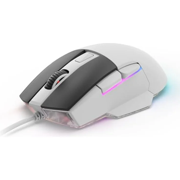 Sharkoon Skiller SGM35 White, Optical Gaming Maus, RGB, PBT Button – Bild 5