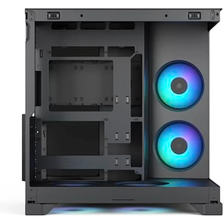Fractal Design Pop 2 Vision Black RGB, Midi-Tower PC-Gehäuse für ATX, E-ATX, vorinstallierte 4 Lüfter, max. CPU-Kühlerhöhe 172 mm, Grafikkartenlänge bis 412 mm – Bild 9