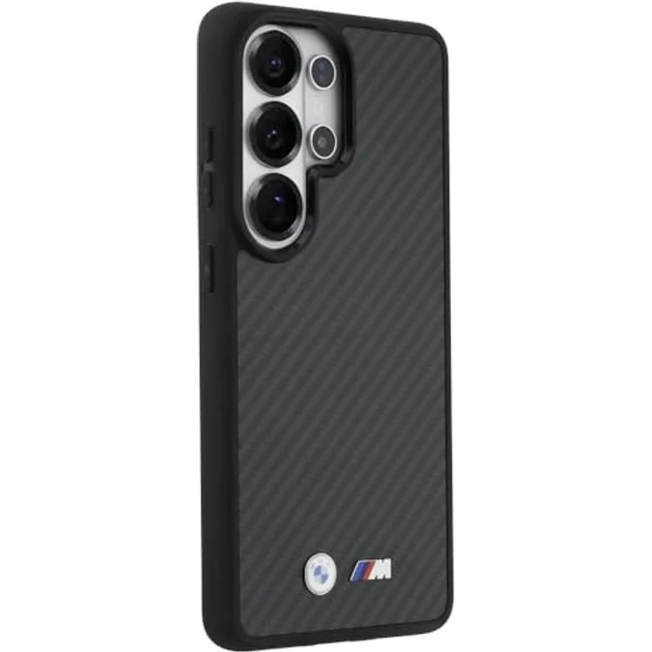 CG MOBILE BMW M Kevlar Logo Schutzhülle kompatibel mit Mag Safe für Samsung Galaxy S26 Ultra, Schwarz – Bild 4